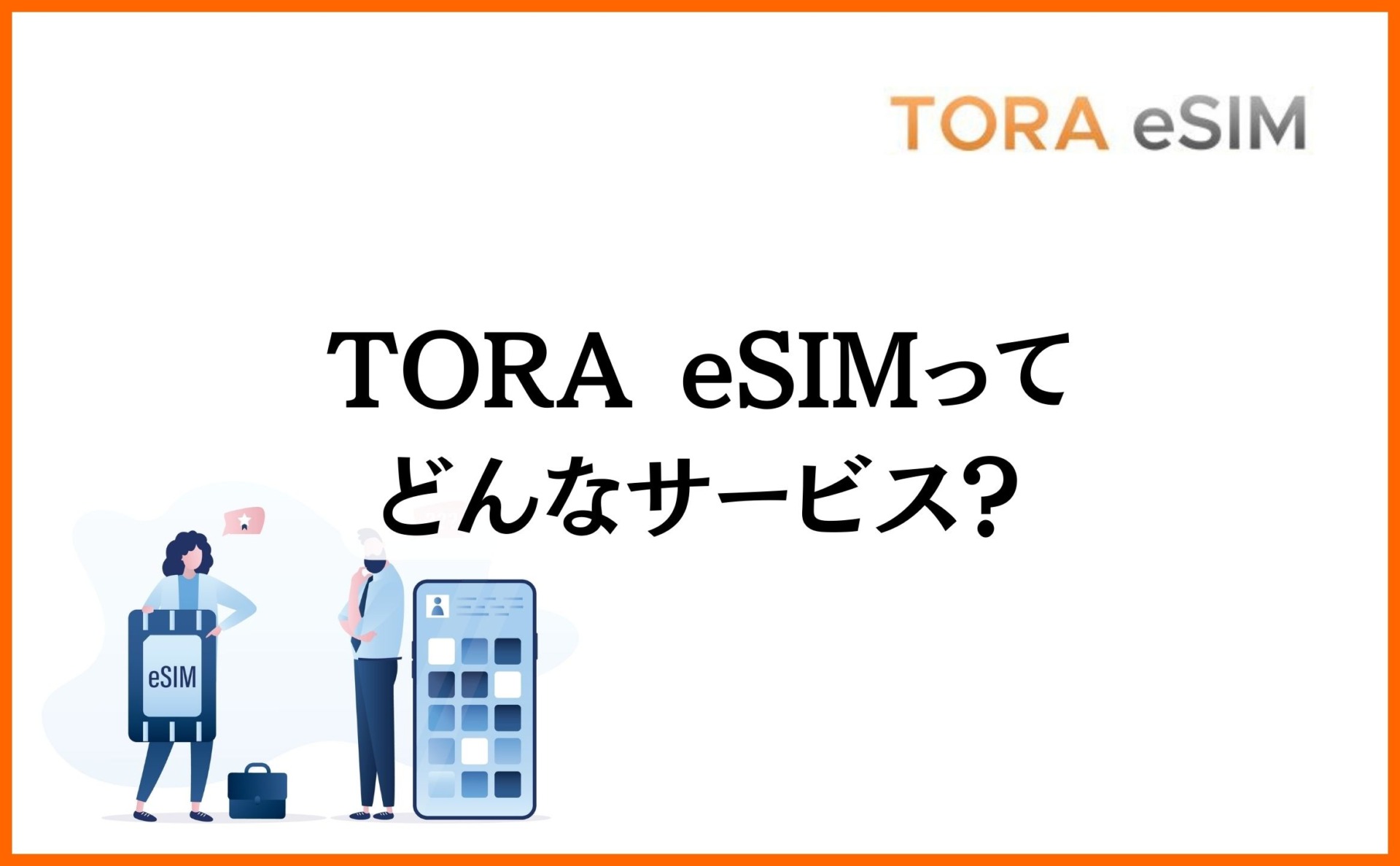 TORA eSIMってどんなサービス？