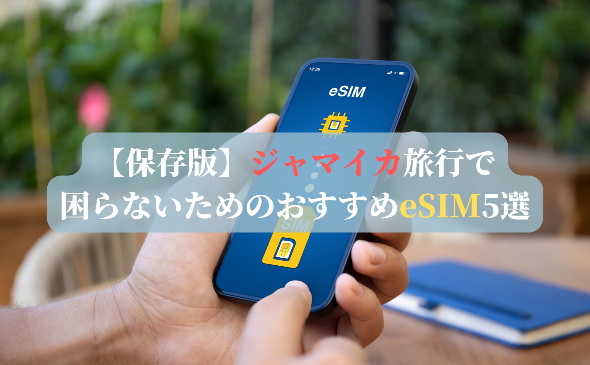 【保存版】ジャマイカ旅行で困らないためのおすすめeSIM5選