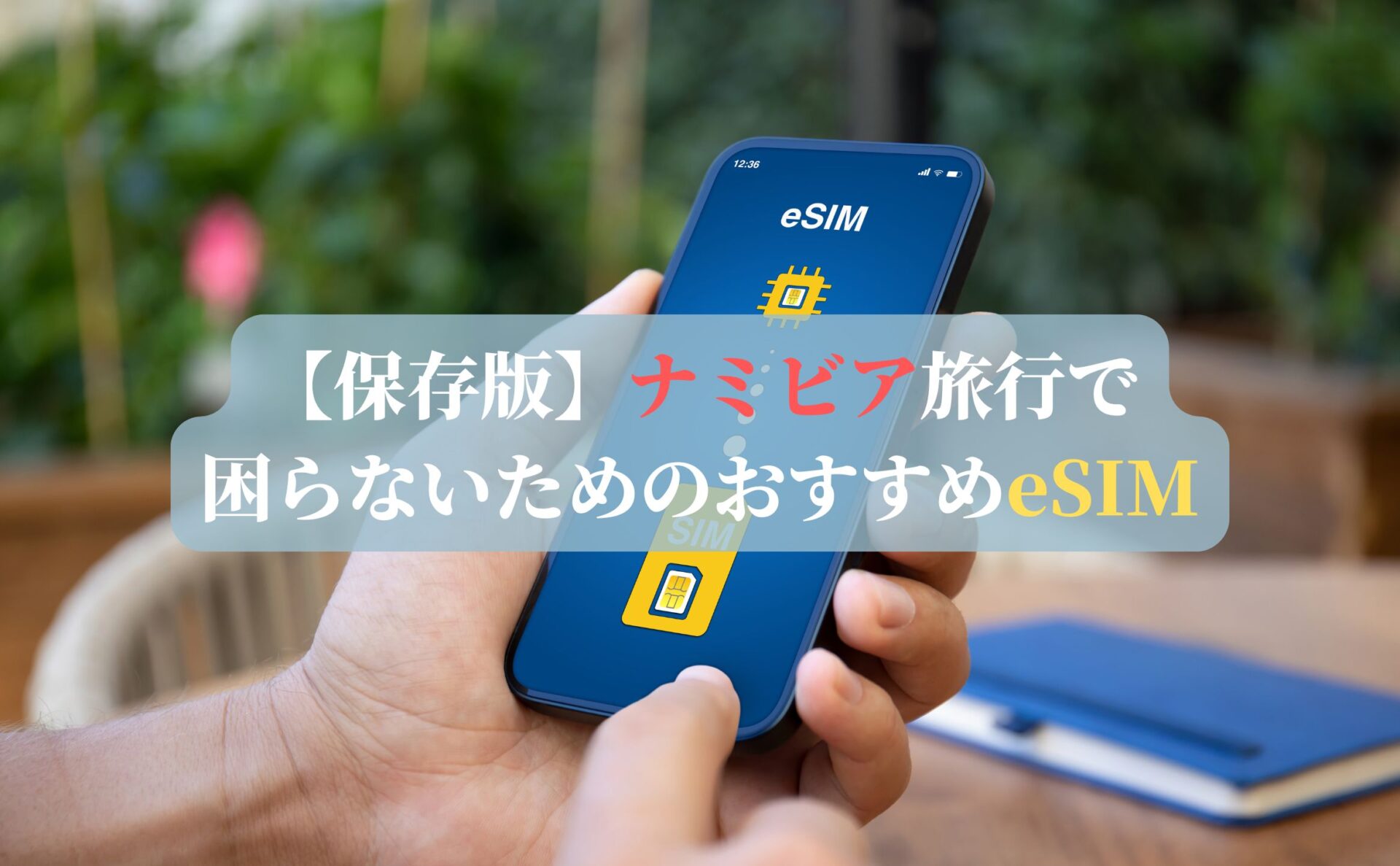 【保存版】ナミビア旅行で困らないためのおすすめeSIM