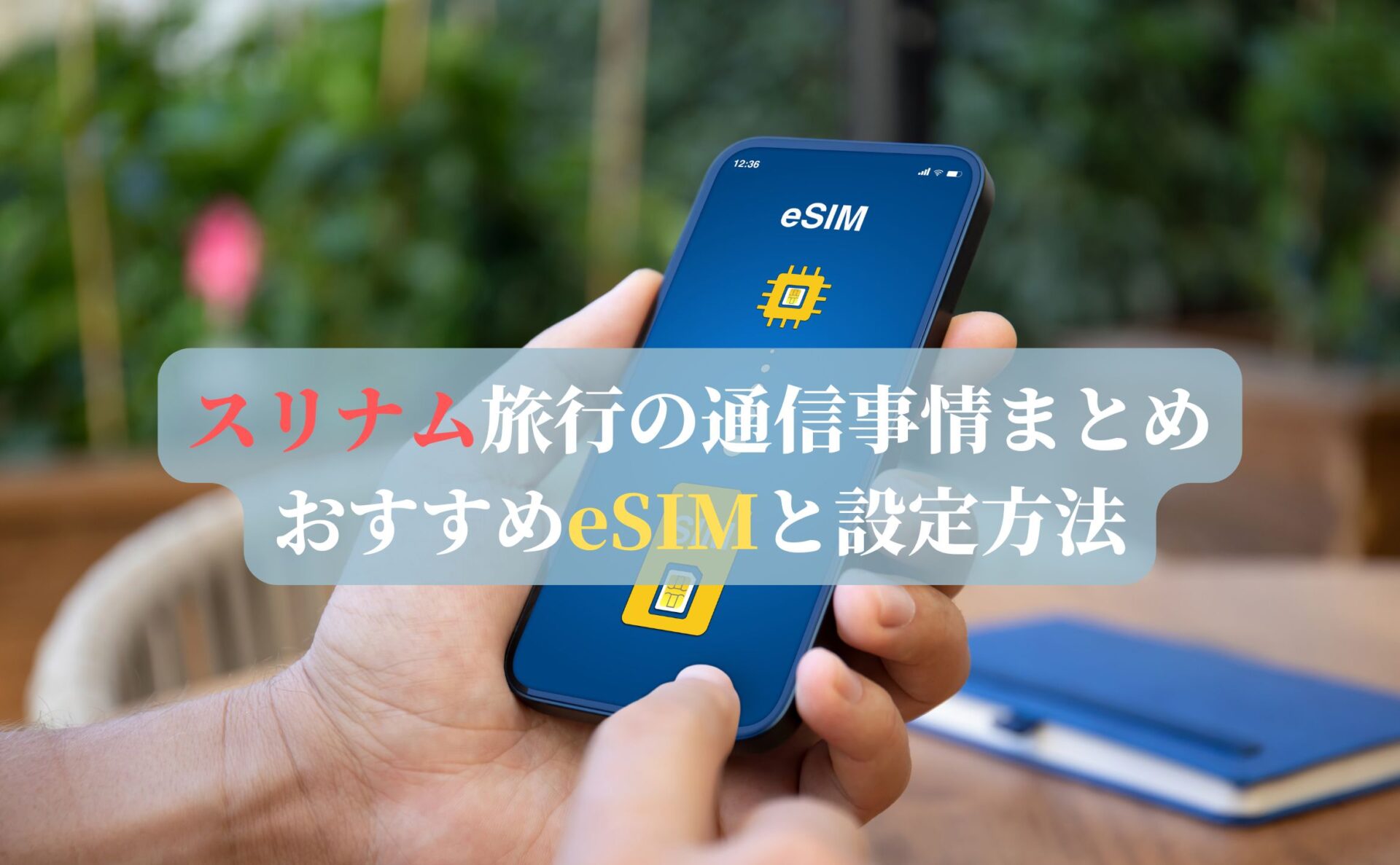 スリナム旅行の通信事情まとめ|おすすめeSIMと設定方法